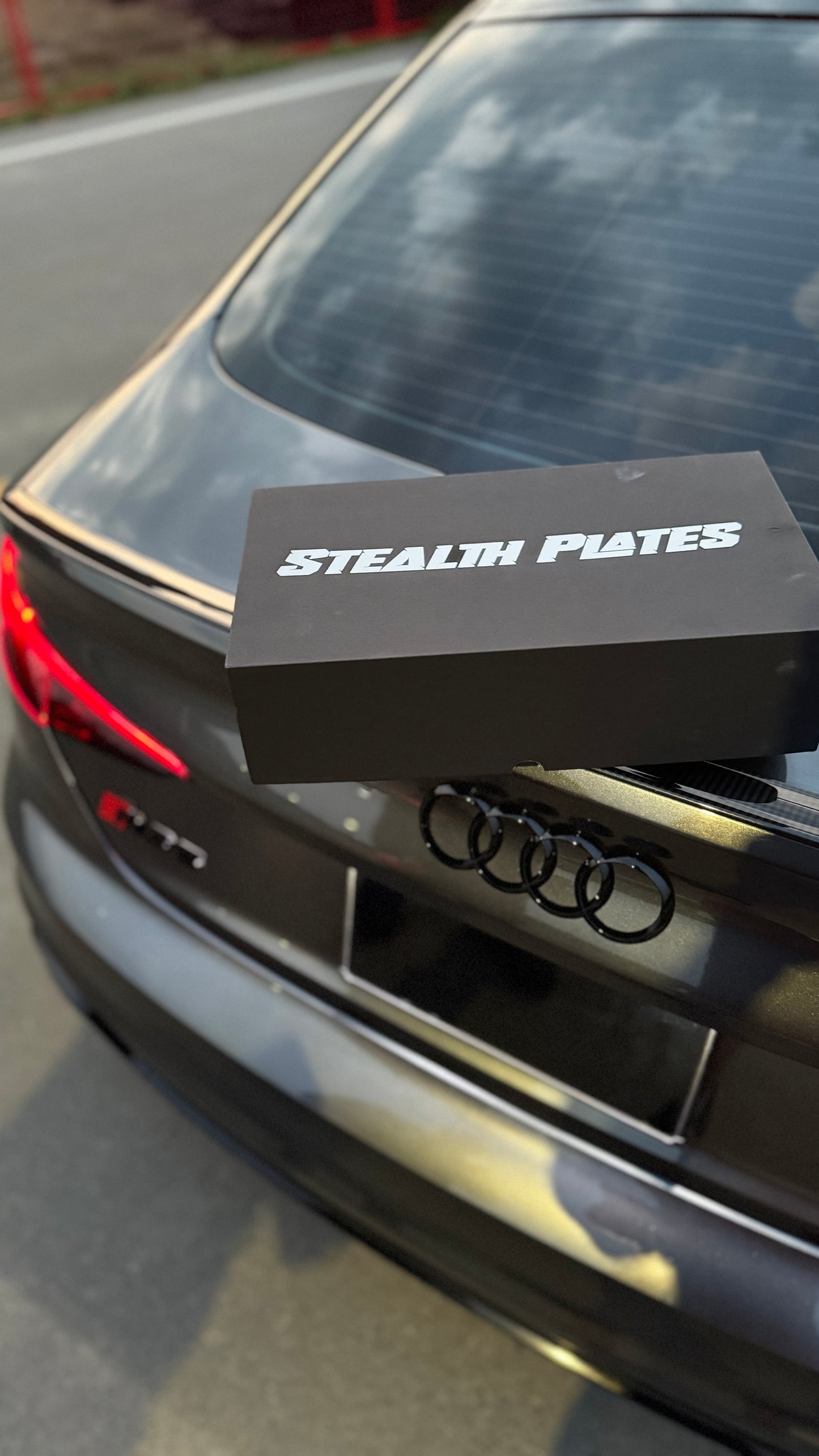 Stealth License Plate Cover. Vanish Plate V2