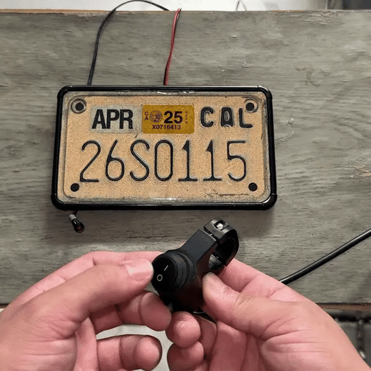 Stealth Motorcycle Vanish plate
