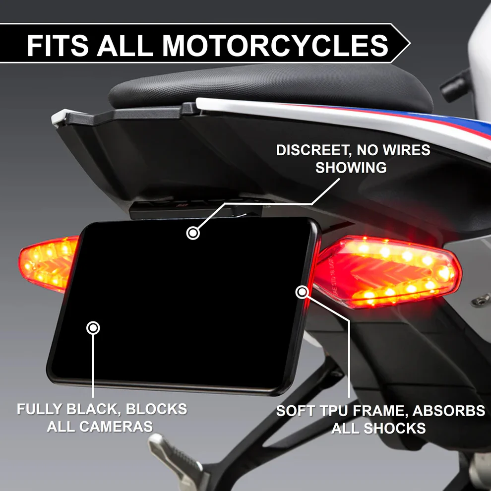 Stealth Motorcycle Vanish plate