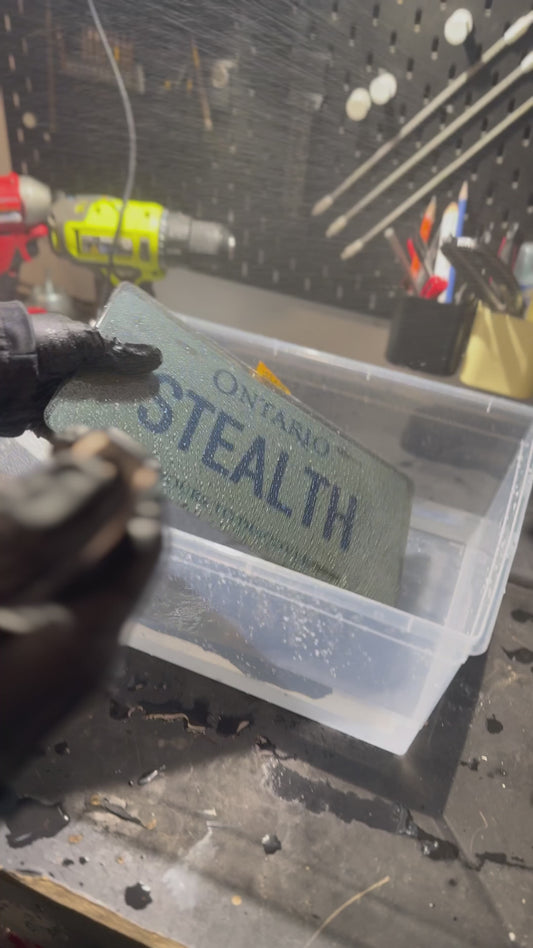 Stealth Licence Plate Cover. Vanish Plate V2